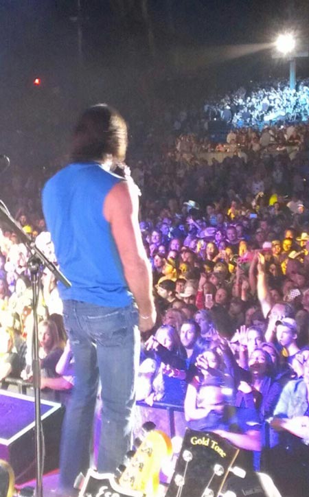 Onstage with Jake Owen