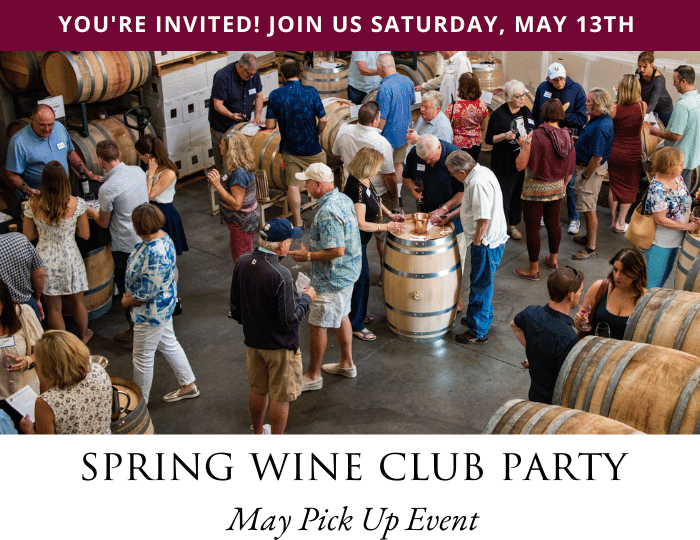 Wine Club Pick Up Event